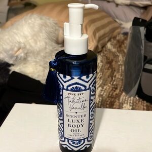 Pink Sky Tahitian Vanilla scented Luxe Body Oil with Shea Butter 8.11fl oz